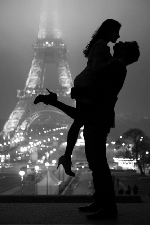 Les 10 plus belles photos de baisers à Paris