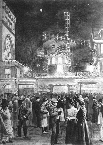 What Did  Moulin Rouge at Montmartre in Paris Look Like   Ago 