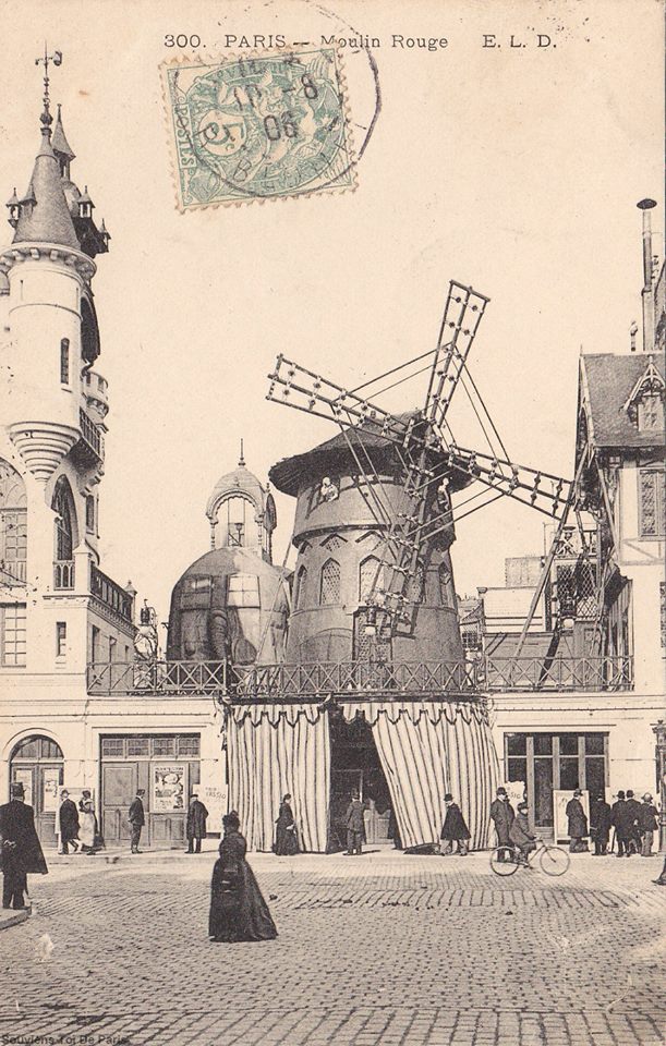 This is What Moulin Rouge at Montmartre in Paris Looked Like  in 1905 