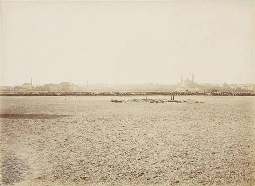 Le champ de mars, avant construction de la tour Eiffel