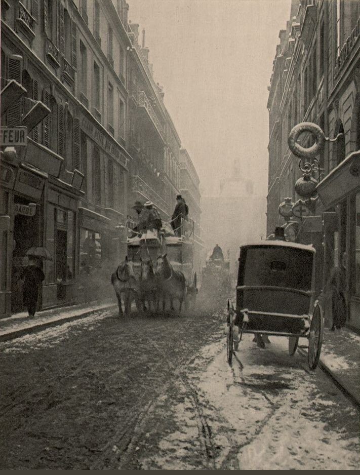 La-rue-de-Richelieu-pendant-lhiver-de-1904-Paul-Schulz.