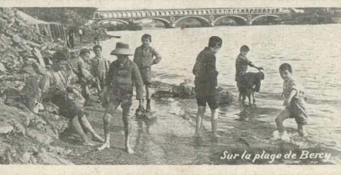 1900-baignade-paris seine plage de bercy