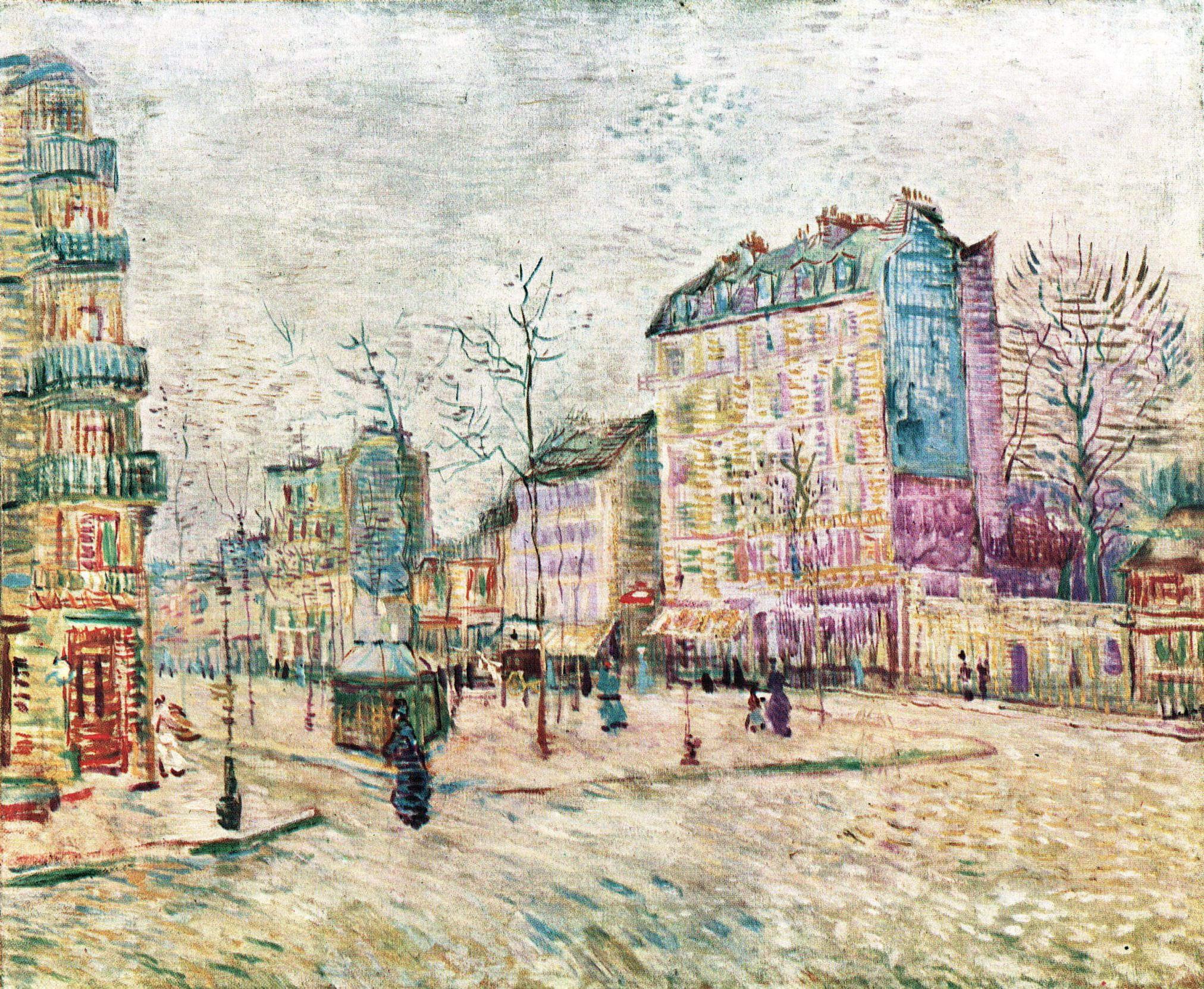 boulevard-de-clichy-1887 gogh wikipaintings