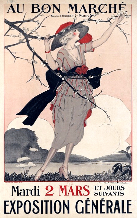 Affiche publicitaire de 1920
