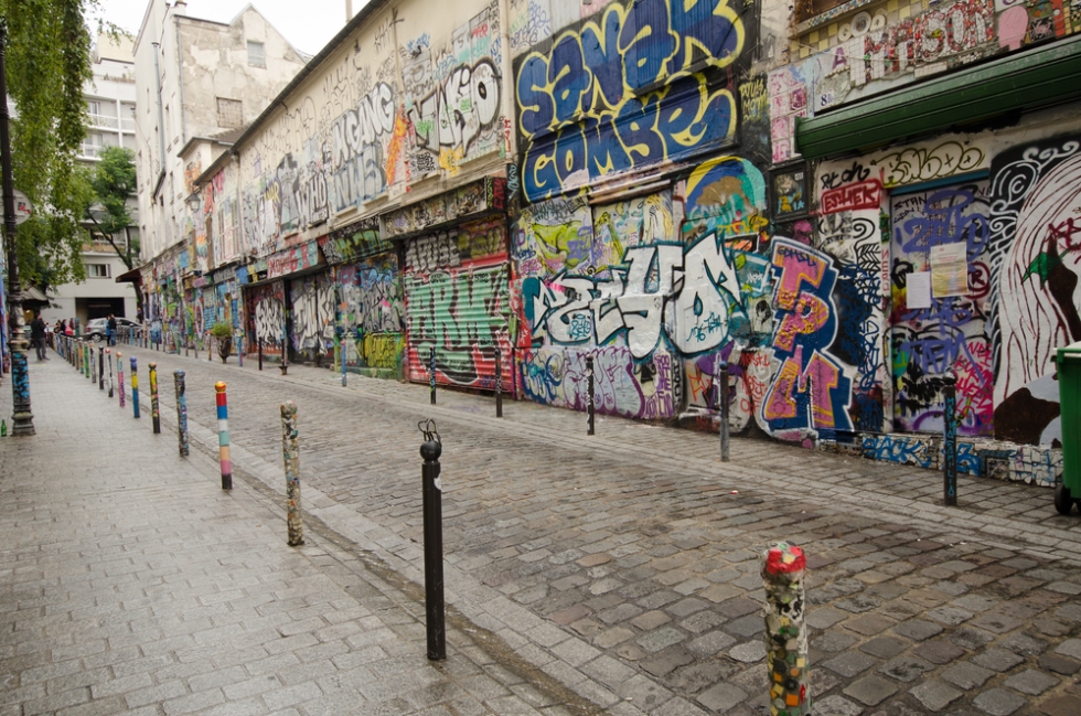 Rue Denoyez, Belleville, Paris