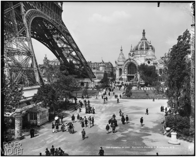 Exposition universelle de 1900. Le palais de la Métallurgie. Paris (VIIème arr.), 1900.