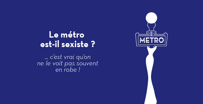 le métro parisien est-il sexiste ?