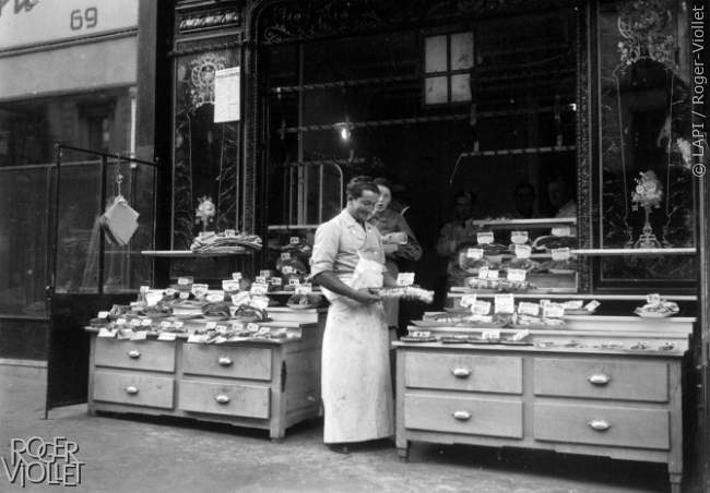 Boucherie. Paris, 1940.