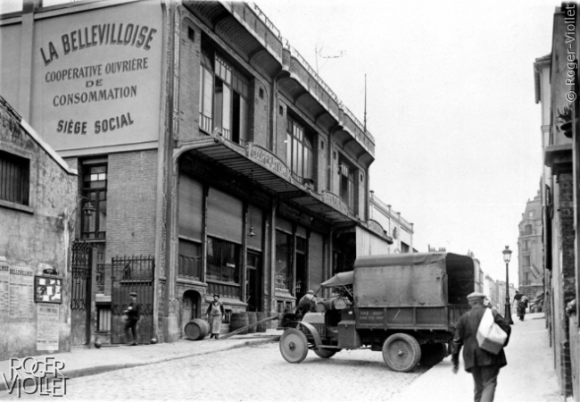 La Bellevilloise, Coopérative ouvrière de consommation. Paris, avant 1914.