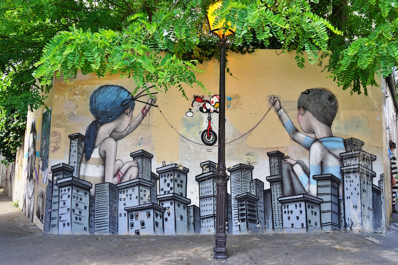 Street art butte aux cailles - Visites guidées Paris Zigzag