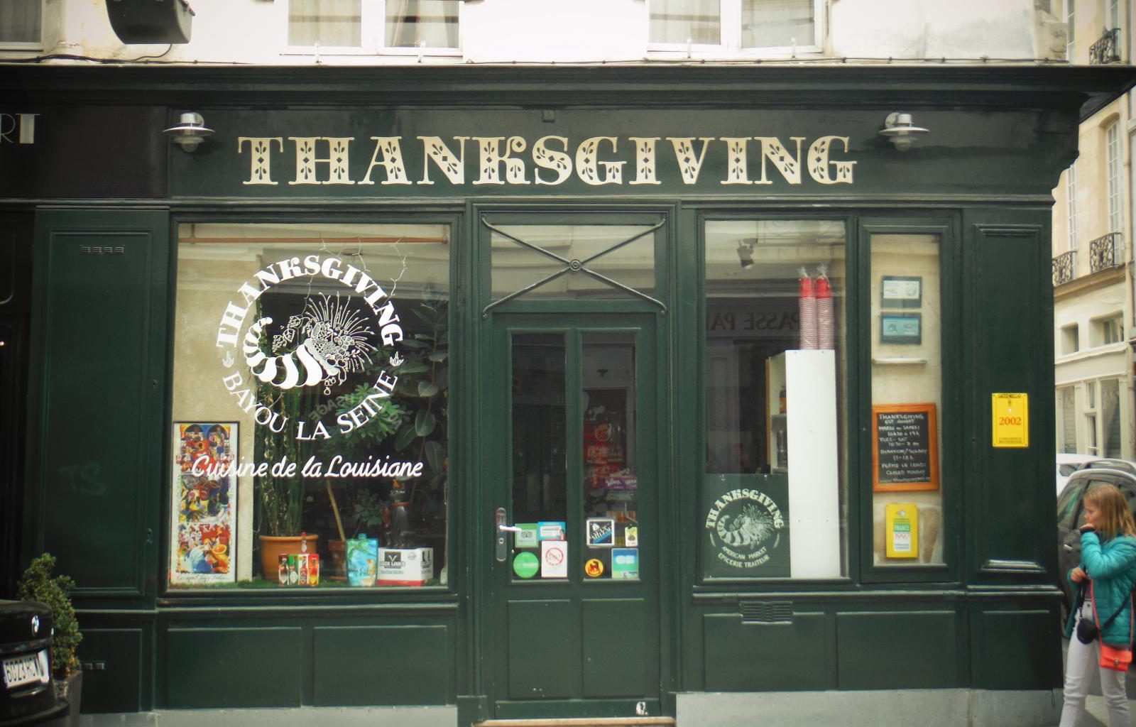 thanksgiving épicerie américaine paris