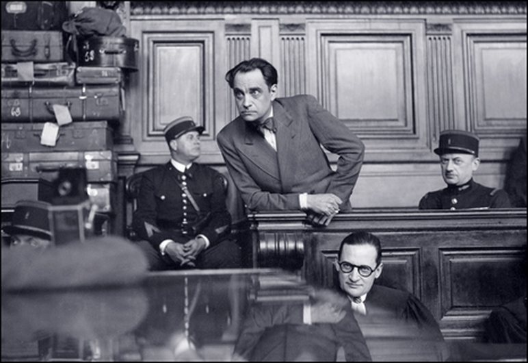 Marcel Petiot à la Cour d'Assises de la Seine