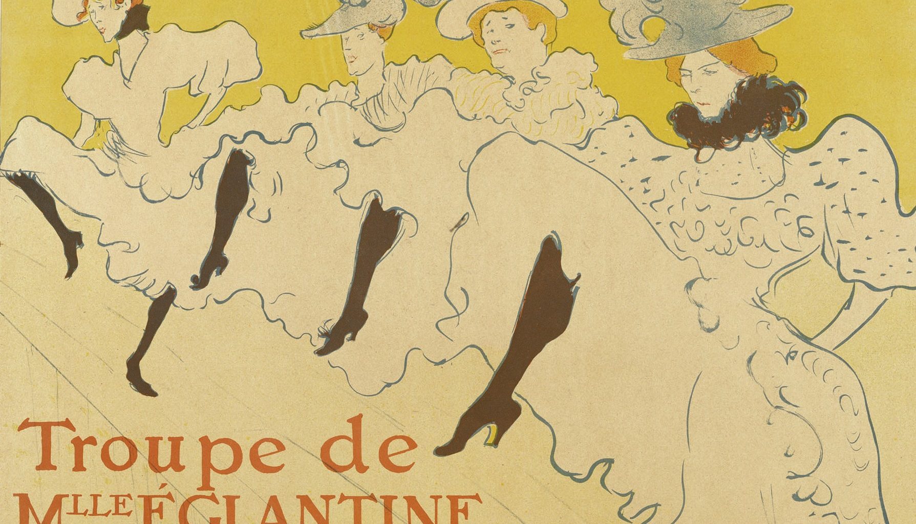 Affiche histoire du french cancan à Paris