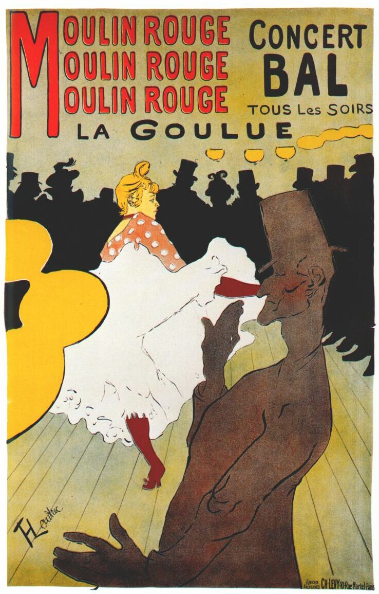 La Goulue au Moulin Rouge french cancan