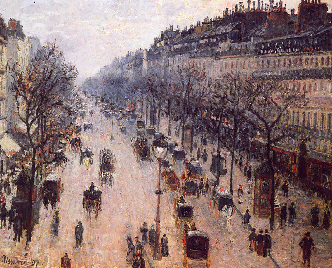 Peinture de Paris par Camille Pissarro