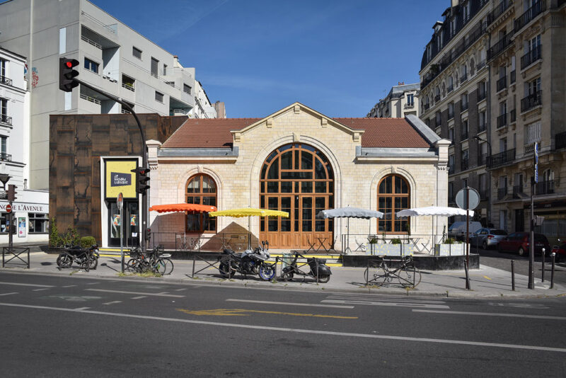 Le Hasard Ludique, installé à la place de l'ancienne Gare de l'avenue de Saint-Ouen © Jean Philippe Corre