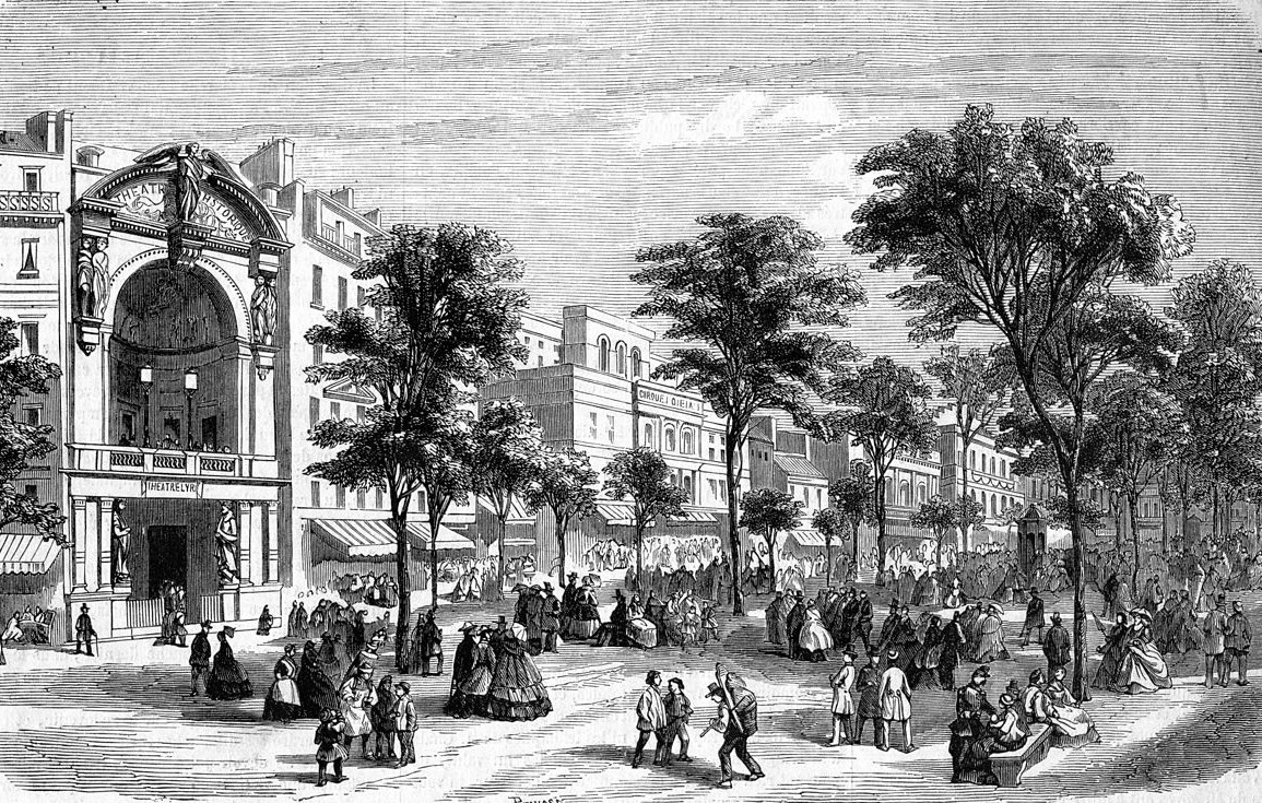 Le Boulevard du crime en 1862
