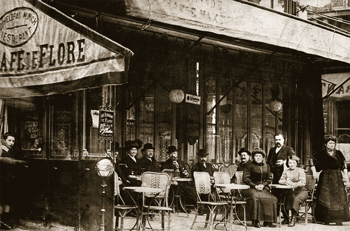 Le Café de Flore en 1900