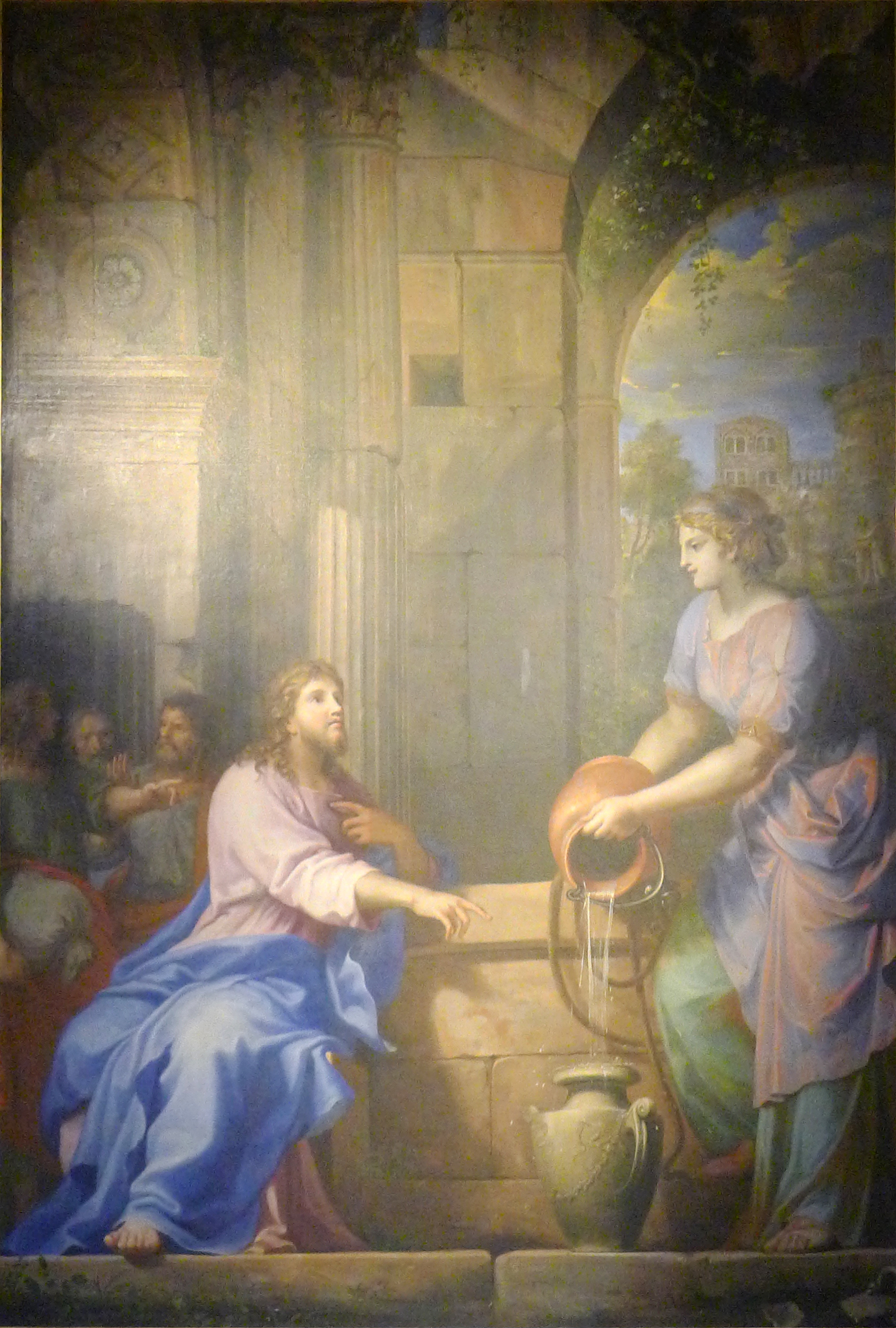 Jesus et la Samaritaine de Jacques Stella