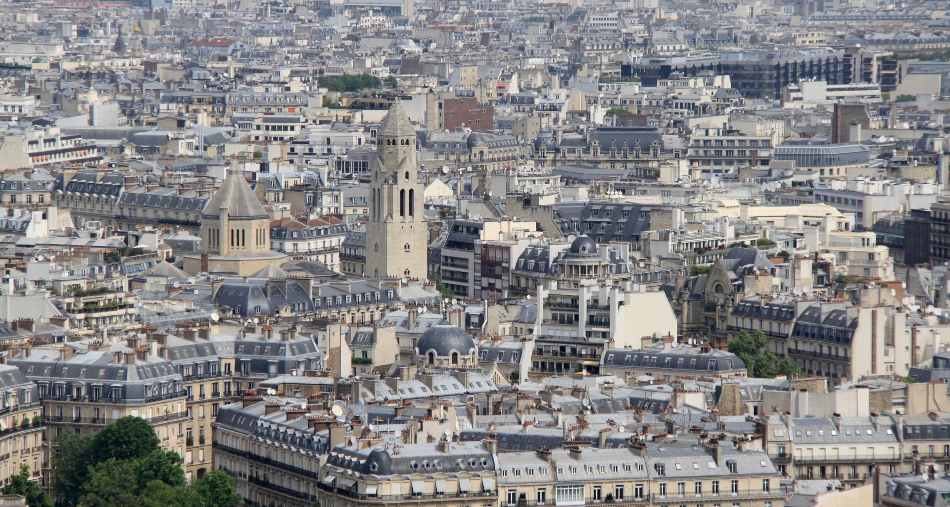 Le 16e arrondissement vu de la Tour Eiffel