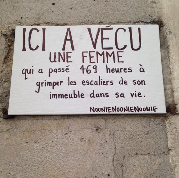 Panneaux street art Noonie Paris