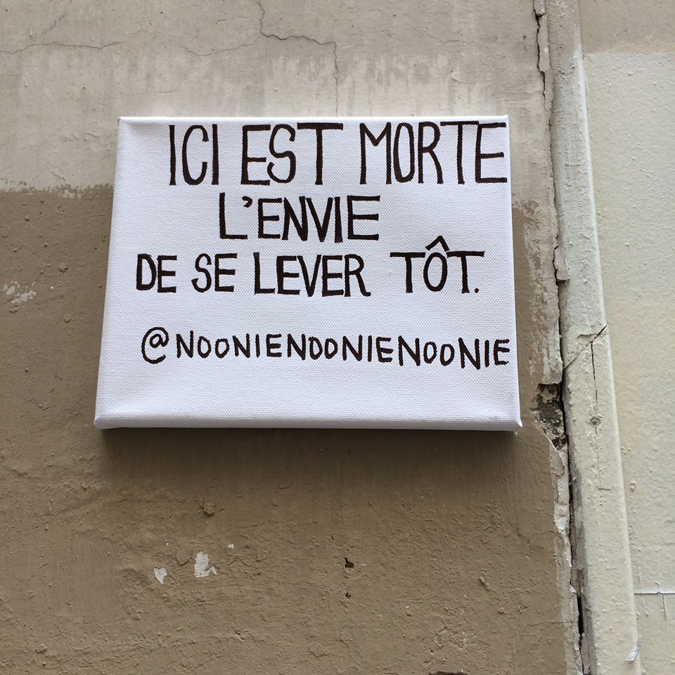 Street art de Noonie à Paris