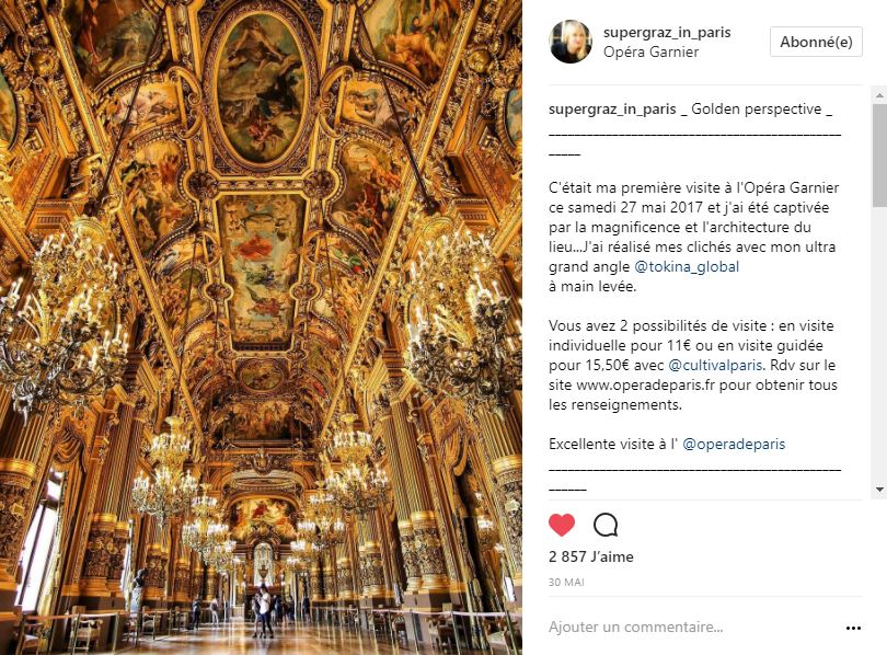 Meilleurs comptes Instagram sur Paris