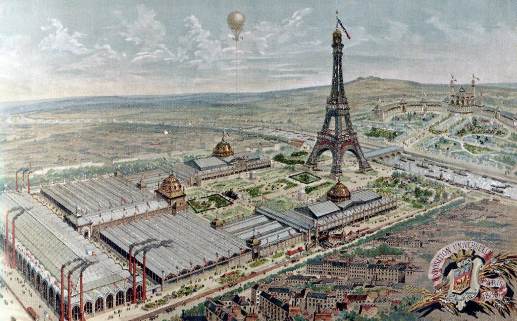 Vue générale de l'exposition universelle de 1889