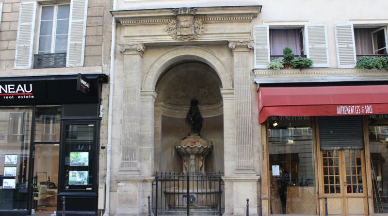 La Fontaine de Joyeuse dans le Marais à Paris