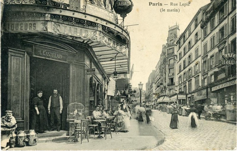 La rue Lepic au XVIIIe siècle