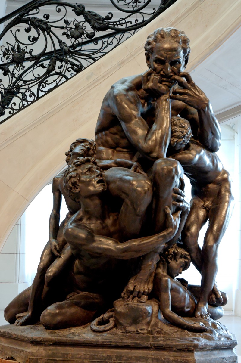 Ugolin entouré de ses quatre enfants de Jean-Baptiste Carpeaux, réalisée entre 1857 et 1861, musée d'Orsay