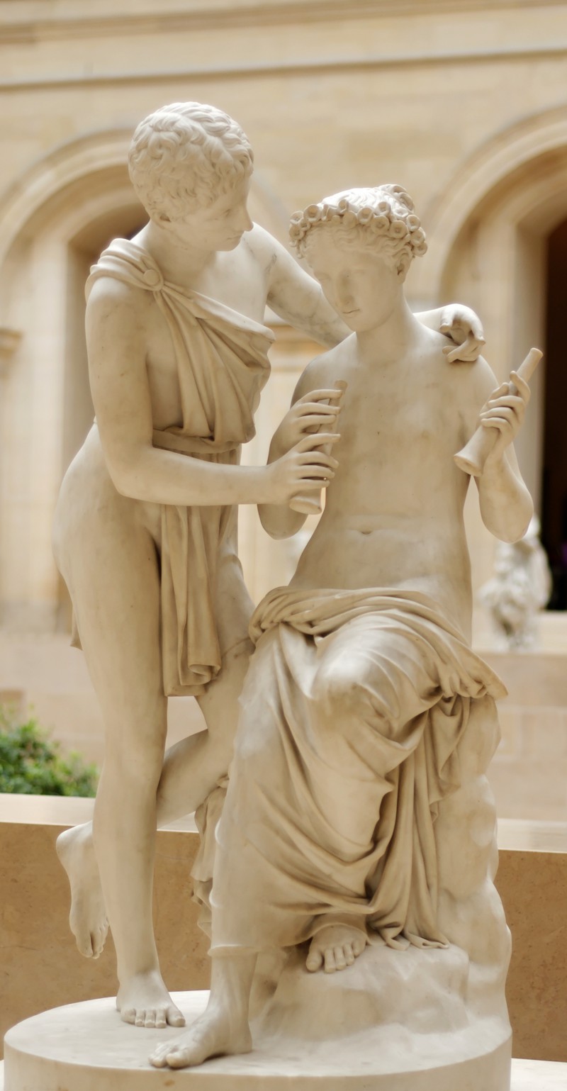 Daphnis et Chloé de Jean-Pierre Cortot, 1827, Musée du Louvre, Paris