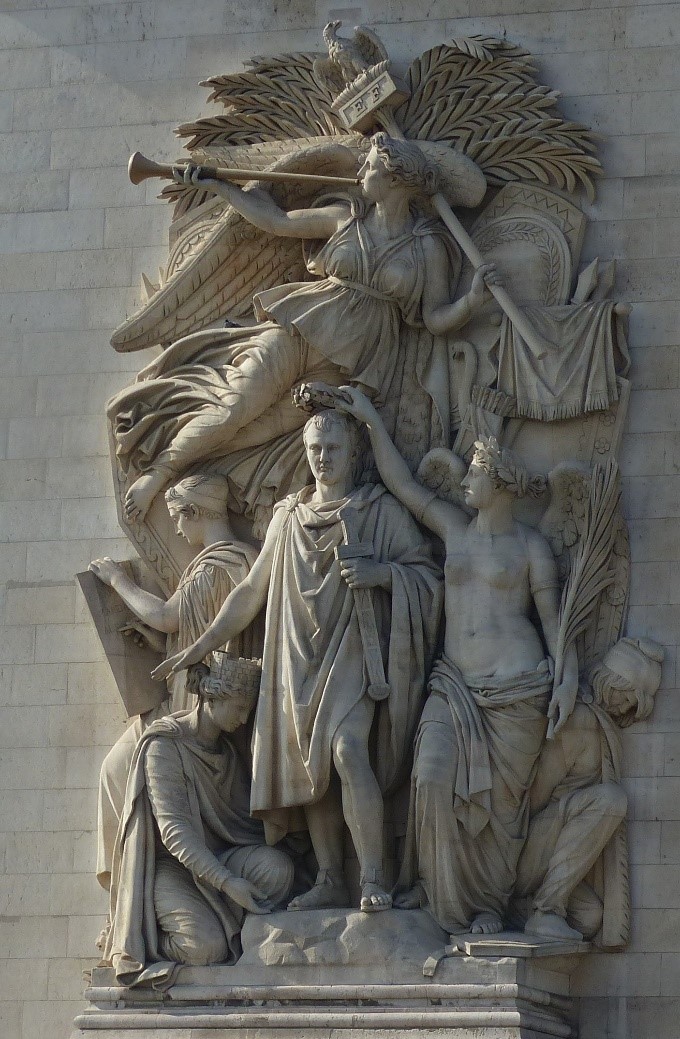 Le Triomphe de 1810 De Jean-Pierre Cortot, Arc de Triomphe