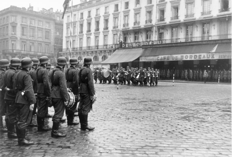 Défilé des forces allemandes en 1940