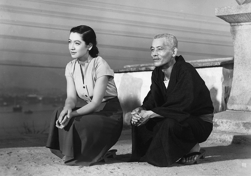 Setsuko Hara et Chishu Ryu dans Tokyo Story (1953)