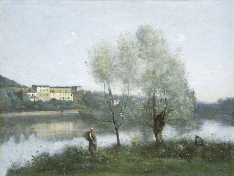 Ville d’Avray avec sa mère (vers 1867). Huile sur toile, Washington : National Gallery of Art.