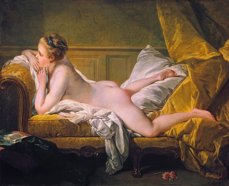Jeune fille allongée, ou L'Odalisque blonde, François Boucher (1751), Cologne 