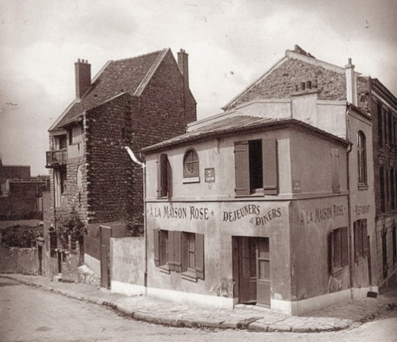 La Maison Rose de Montmartre 1920 Paris ZigZag