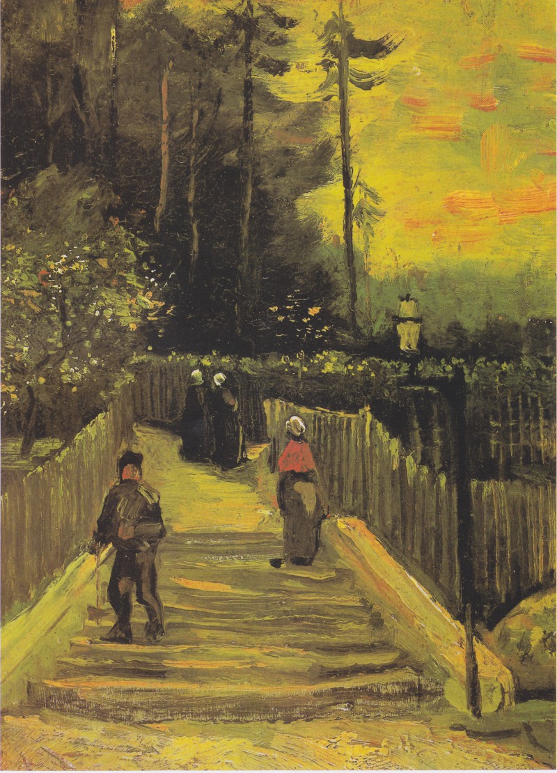 Chemin en pente à Montmartre, 1886 - Musée Van Gogh, Amsterdam