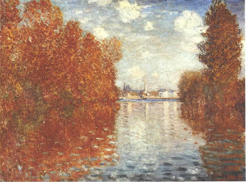 1873 - Effet d'automne à Argenteuil