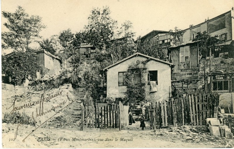 Dans le Maquis de Montmartre en 1890