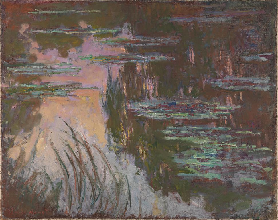 1907 - Nymphéas au soleil couchant