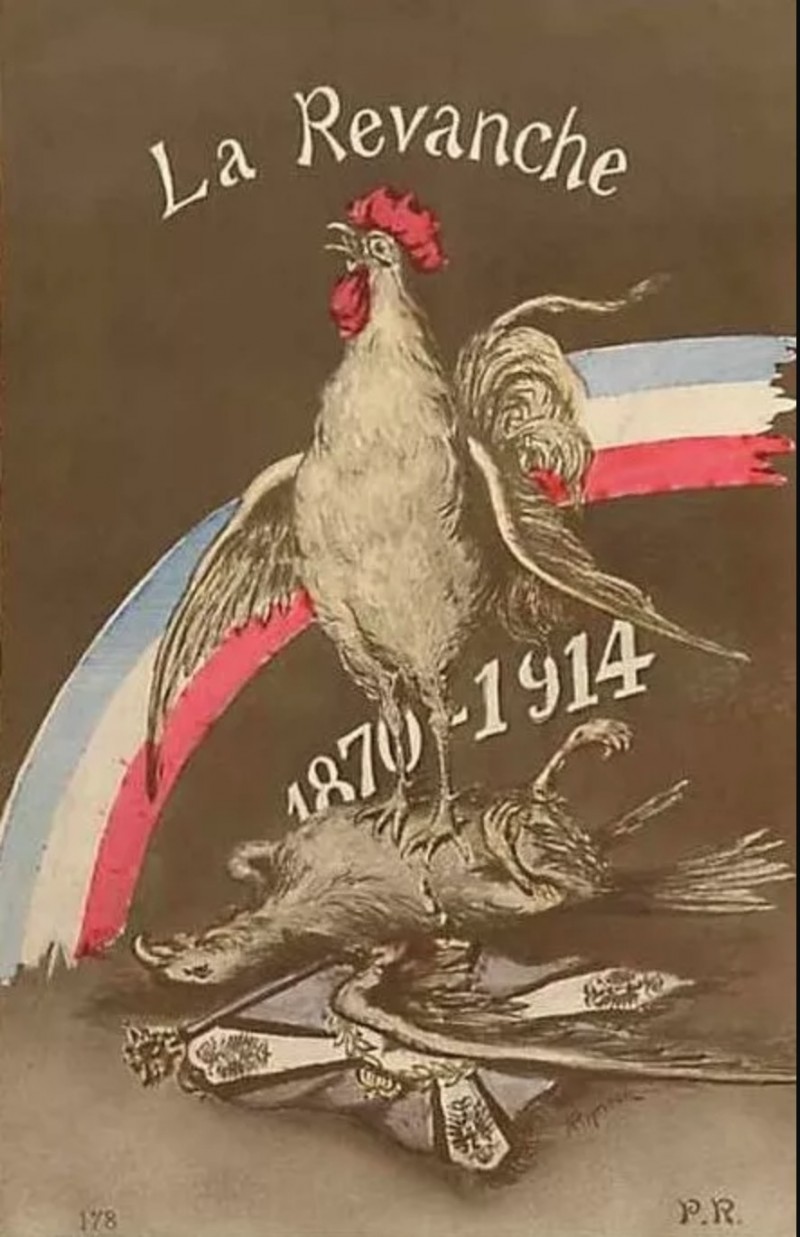 Affiche de propagande datant du début de la Première guerre mondiale.