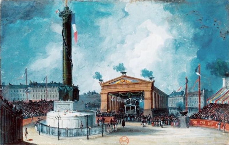 Inauguration de la colonne de Juillet, 1840.