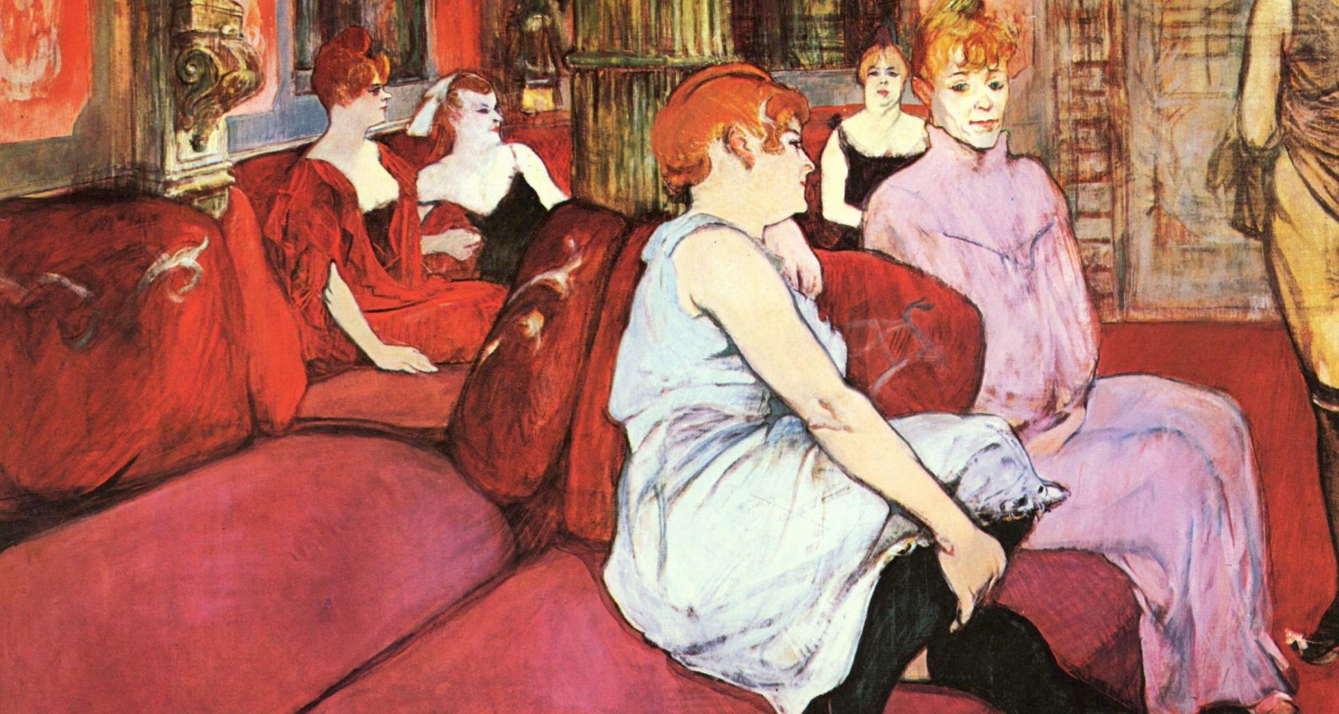 Henri de Toulouse-Lautrec, Au salon de la rue des Moulins, 1894