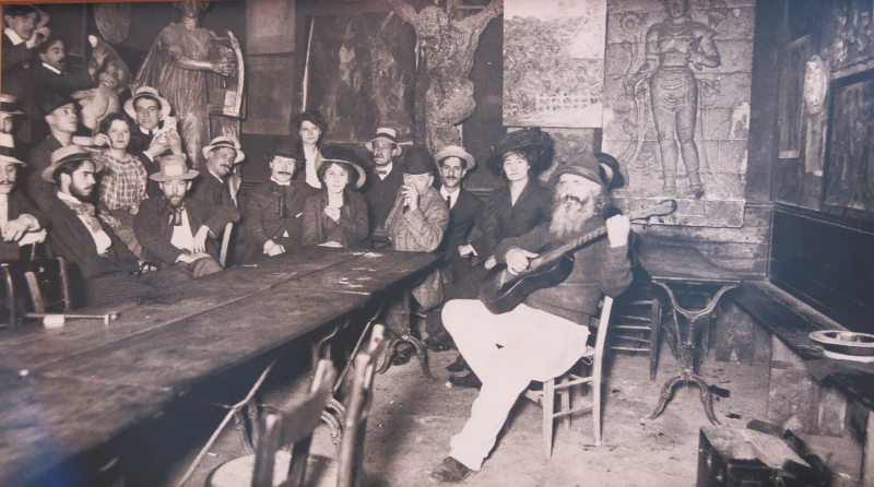 Modigliani au Lapin Agile en 1905