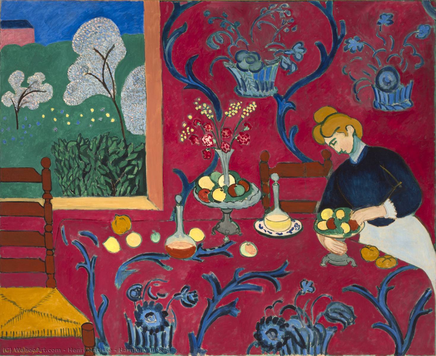Henri-Matisse-Harmony-in-Red-paris-zigzag