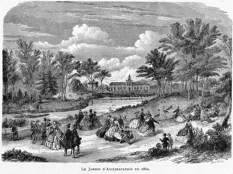Le Jardin d'acclimatation en 1860