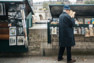 Les boîtes vertes des bouquinistes de Paris