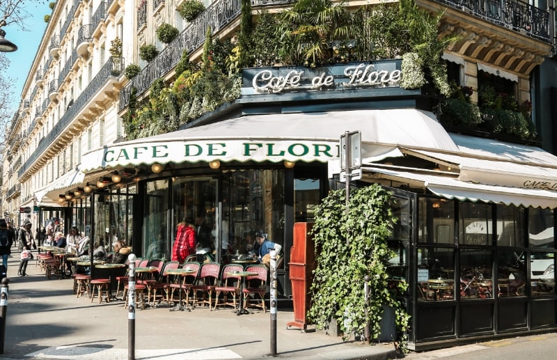 Café de flore - Visites guidées Paris Zigzag